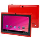 Tablet PC 7.0 inch, 1GB+16GB, Android 4.0, Allwinner A33 Quad Core 1.5GHz, WiFi, Bluetooth, OTG, G-sensor(Red) - 1