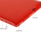 Tablet PC 7.0 inch, 1GB+16GB, Android 4.0, Allwinner A33 Quad Core 1.5GHz, WiFi, Bluetooth, OTG, G-sensor(Red) - 8