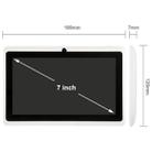 Tablet PC 7.0 inch, 1GB+16GB, Android 4.0, Allwinner A33 Quad Core 1.5GHz, WiFi, Bluetooth, OTG, G-sensor(White) - 7
