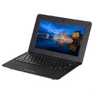 10.1 inch Notebook PC, 1GB+8GB, Android 6.0 A33 Dual-Core ARM Cortex-A9 up to 1.5GHz, WiFi, SD Card, U Disk(Black) - 1