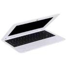 10.1 inch Notebook PC, 1GB+8GB, Android 6.0 A33 Dual-Core ARM Cortex-A9 up to 1.5GHz, WiFi, SD Card, U Disk(White) - 3