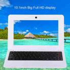 10.1 inch Notebook PC, 1GB+8GB, Android 6.0 A33 Dual-Core ARM Cortex-A9 up to 1.5GHz, WiFi, SD Card, U Disk(White) - 8