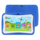 Kids Education Tablet PC, 7.0 inch, 1GB+16GB, Android 4.4.2 Allwinner A33 Quad Core 1.3GHz, WiFi, TF Card up to 32GB, Dual Camera(Blue) - 1