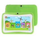 Kids Education Tablet PC, 7.0 inch, 1GB+8GB, Android 4.4.2 Allwinner A33 Quad Core 1.3GHz, WiFi, TF Card up to 32GB, Dual Camera(Green) - 1
