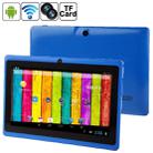7.0 inch Tablet PC, 512MB+4GB, Android 4.2.2, 360 Degrees Menu Rotation, Allwinner A33 Quad-core, Bluetooth, WiFi(Blue) - 1