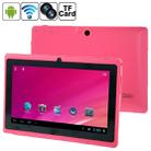 Q88 Tablet PC, 7.0 inch, 1GB+8GB, Android 4.0, 360 Degree Menu Rotate, Allwinner A33 Quad Core up to 1.5GHz, WiFi, Bluetooth(Pink) - 1