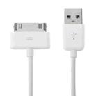 1m 30 Pin to USB Data Charging Sync Cable, For Galaxy Tab 7.0 Plus / Galaxy Tab 7.7 / Galaxy Tab 7 / P1000 / Galaxy Tab 10.1 / P7100 / Galaxy Tab 8.9 / P7300 / Galaxy Tab 10.1 / Galaxy Note 10.1 / Galaxy Note 8.0(White) - 1