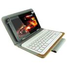 Universal Bluetooth Keyboard with Leather Tablet Case & Holder for Ainol / PiPO / Ramos 9.7 inch / 10.1 inch Tablet PC(Gold) - 1
