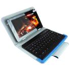Universal Bluetooth Keyboard with Leather Tablet Case & Holder for Ainol / PiPO / Ramos 9.7 inch / 10.1 inch Tablet PC(Blue) - 1