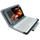 Universal Bluetooth Keyboard with Leather Tablet Case & Holder for Ainol / PiPO / Ramos 7.0 Inch / 7.8 Inch / 8.0 Inch Tablet PC(Black) - 1