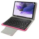 Universal Leather Tablet Case with Separable Bluetooth Keyboard and Holder for 7 inch Tablet PC(Magenta) - 1