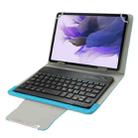 Universal Leather Tablet Case with Separable Bluetooth Keyboard and Holder for 10.1 inch Tablet PC(Blue) - 1