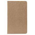 Steel Wire Texture Magnetic Horizontal Flip Leather Case with Three-Folding Holder for Huawei MediaPad M2 8.0(Gold) - 2