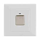 T288 Three-Wire System Wall Mount Touch Sensor Light Switch(White) - 1