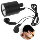 Powerful Audio Wiretap Listen Device Fold Ear Amplifier Wall Door Eavesdropping Surveillance with Earphone(Black) - 1