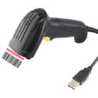 USB Laser Handheld Barcode Scanner(XYL-810), Black - 1