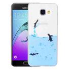 For Galaxy A3 (2016) / A310 Lovely Penguins Pattern IMD Workmanship Soft TPU Protective Case - 1
