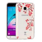 For Galaxy J3 (2016) / J310 Maple Leaves Pattern IMD Workmanship Soft TPU Protective Case - 1