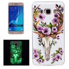 For Galaxy J7 (2016) / J710 Noctilucent Sika Deer Pattern IMD Workmanship Soft TPU Back Cover Case - 1