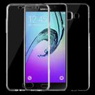 For Galaxy A5 (2016) / A510 0.75mm Double-sided Ultra-thin Transparent TPU Protective Case (Transparent) - 1