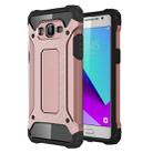 For Galaxy J2 Prime / G532 Tough Armor TPU + PC Combination Case(Rose Gold) - 1