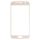 For Galaxy S7 / G930 0.26mm 9H Surface Hardness Explosion-proof Silk-screen Tempered Glass Full Screen Film (Gold) - 2