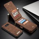 007 For Galaxy S8 + / G955 Crazy Horse Texture Flip Detachable Back Cover Leather Case with Card Slots & Wallet & Photo Frame(Brown) - 4