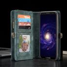 For Galaxy S8 Crazy Horse Texture Horizontal Flip Detachable Back Cover Leather Case with Card Slots & Wallet & Photo Frame(Blue) - 5