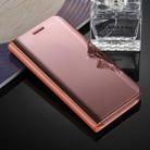 For Galaxy A3 (2017) / A320 Electroplating Mirror Horizontal Flip Leather Case with Holder(Rose Gold) - 2