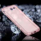 For Galaxy J7 (2017) (US Version) Diamond Encrusted Transparent Soft TPU Protective Back Cover Case (Pink) - 1