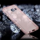 For Galaxy A5 (2017) Diamond Encrusted Transparent Soft TPU Protective Back Cover Case (Pink) - 1