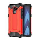 For Galaxy A5 (2018) Magic Armor TPU + PC Combination Case(Red) - 1