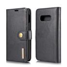 DG.MING Crazy Horse Texture Flip Detachable Magnetic Leather Case for Samsung Galaxy S10 E, with Holder & Card Slots & Wallet(Black) - 1