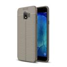 Litchi Texture TPU Case for Galaxy J4 2018 (EU Version)(Grey) - 1