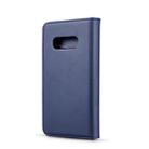 DG.MING Lambskin Detachable Horizontal Flip Magnetic Case for Galaxy S10 E, with Holder & Card Slots & Wallet(Blue) - 3