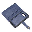DG.MING Lambskin Detachable Horizontal Flip Magnetic Case for Galaxy S10 E, with Holder & Card Slots & Wallet(Blue) - 6