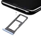 For Galaxy S8 SIM Card Tray + Micro SD Tray (Blue) - 1