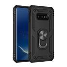 Sergeant Armor Shockproof TPU + PC Protective Case for Galaxy S10e, with 360 Degree Rotation Holder(Black) - 1