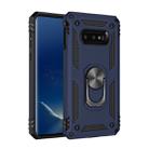 Sergeant Armor Shockproof TPU + PC Protective Case for Galaxy S10e, with 360 Degree Rotation Holder(Blue) - 1