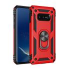 Sergeant Armor Shockproof TPU + PC Protective Case for Galaxy S10e, with 360 Degree Rotation Holder(Red) - 1