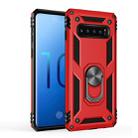 Sergeant Armor Shockproof TPU + PC Protective Case for Galaxy S10, with 360 Degree Rotation Holder (Red) - 1