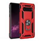 Sergeant Armor Shockproof TPU + PC Protective Case for Galaxy S10 Plus, with 360 Degree Rotation Holder(Red) - 1