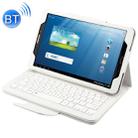 2 in 1 For Galaxy Tab A 7.0 (2016) T280 / T285 Separable Litchi Texture Horizontal Flip Leather Case + Bluetooth Keyboard with Holder(White) - 1
