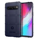 Shockproof Rugged  Shield Full Coverage Protective Silicone Case for Galaxy S10 5G(Blue) - 1