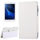 For Galaxy Tab A 7.0 / T280 Litchi Texture Magnetic Horizontal Flip Leather Case with Holder(White) - 1