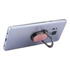 Simple Style Metal Desktop Stand Phone Ring Holder, For iPhone, Galaxy, Sony, Lenovo, HTC, Huawei, and other Smartphones(Rose Gold) - 1