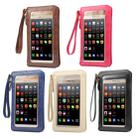 Universal Crazy Horse Texture Touch Screen Wallet Style PU Leather Shoulder Bag for Galaxy Note 8 & Mega 6.3, Huawei Mate 8 / Mate 7, etc. 6.3 inch Below(Black) - 8