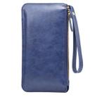 Universal Crazy Horse Texture Touch Screen Wallet Style PU Leather Shoulder Bag for Galaxy Note 8 & Mega 6.3, Huawei Mate 8 / Mate 7, etc. 6.3 inch Below(Dark Blue) - 3