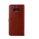 For Galaxy S8 Retro Crazy Horse Texture Horizontal Flip Leather Case with Holder & Card Slots & Wallet & Photo Frame(Brown) - 3