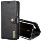 DG.MING for Galaxy Note 8 Crazy Horse Texture Horizontal Flip Detachable Magnetic Protective Case with Holder & Card Slots & Wallet (Black) - 1